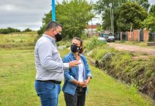 Verónica Sabena supervisó tareas de mantenimiento en barrios de Matheu y Belén de Escobar