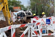 Cortes de tránsito por obras de mejora de agua corriente