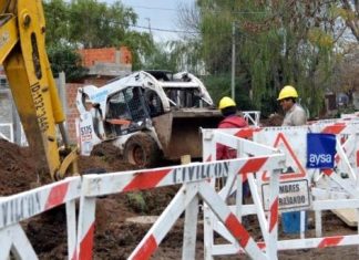 Cortes de tránsito por obras de mejora de agua corriente