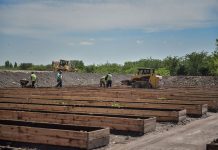 Verónica Sabena recorrió las obras del Polo Ambiental en Maquinista Savio y las futuras oficinas administrativas en Ingeniero Maschwitz