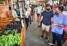 En el Mercado del Paraná, Ariel Sujarchuk participó de una jornada de promoción de la actividad física, la alimentación balanceada y los hábitos saludables