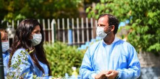 Inició la vacunación de adultos mayores en Escobar