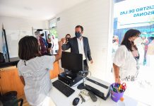 Junto a la ministra de Gobierno Teresa García, Ariel Sujarchuk inauguró el nuevo Registro Civil de Ingeniero Maschwitz