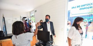 Junto a la ministra de Gobierno Teresa García, Ariel Sujarchuk inauguró el nuevo Registro Civil de Ingeniero Maschwitz
