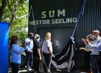 Se llevó a cabo la imposición del nombre “Néstor Seeling” al SUM del polideportivo municipal