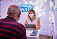 Sujarchuk supervisó la histórica campaña de vacunación contra el coronavirus en Escobar