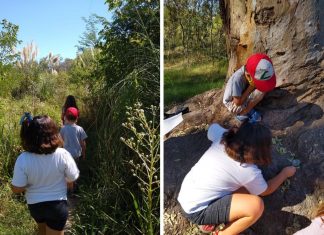 Primer encuentro de mini protectores ambientales en la Reserva Natural Educativa