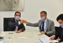 La Municipalidad de Escobar y la UNSAM firmaron un convenio para el dictado de cuatro nuevas diplomaturas en el PES y acordaron continuar con la distribución gratuita de tapabocas antivirales