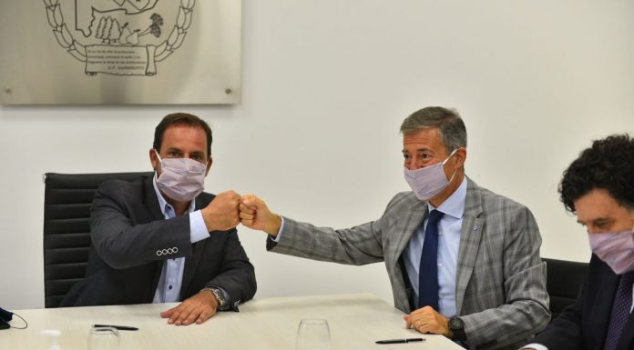 La Municipalidad de Escobar y la UNSAM firmaron un convenio para el dictado de cuatro nuevas diplomaturas en el PES y acordaron continuar con la distribución gratuita de tapabocas antivirales