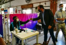 Sujarchuk supervisó el operativo de vacunación contra el Covid-19