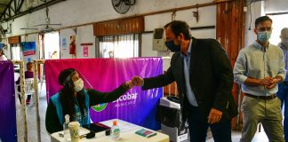 Sujarchuk supervisó el operativo de vacunación contra el Covid-19