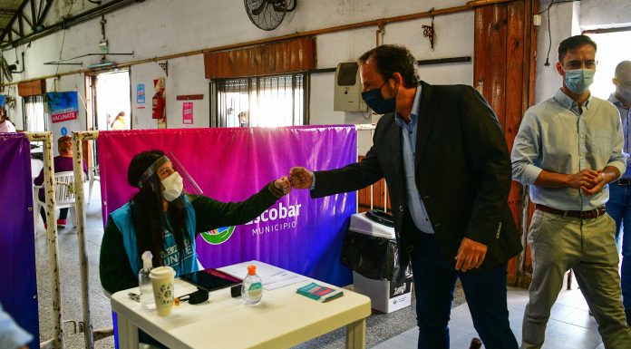 Sujarchuk supervisó el operativo de vacunación contra el Covid-19