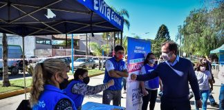 Covid-19: Sujarchuk supervisó el operativo DetectAR en Maquinista Savio