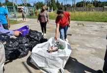 Con gran participación vecinal el Municipio recolectó más de 2.000 kilos de ecobotellas