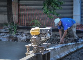 Avanzan las obras de estabilizado, bacheo y alumbrado