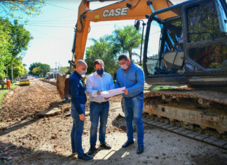 Sujarchuk supervisó obras que se realizan en Escobar
