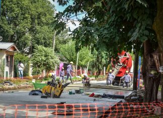 Sujarchuk recorrió obras de asfalto e infraestructura