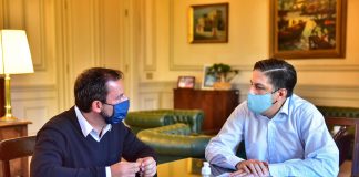 Sujarchuk se reunió con el ministro de Educación Nicolás Trotta