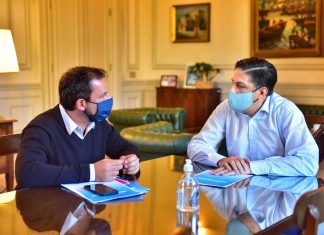 Sujarchuk se reunió con el ministro de Educación Nicolás Trotta