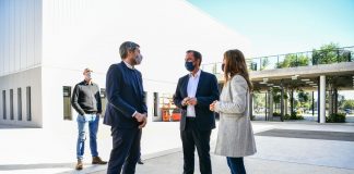 Sujarchuk recibió al ministro de Turismo y Deportes Lammens