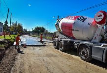 Siguen adelante las obras de pavimentación, estabilizado y mejoramiento del espacio público