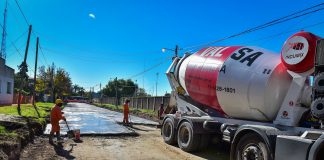 Siguen adelante las obras de pavimentación, estabilizado y mejoramiento del espacio público