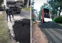 Continúan los trabajos de pavimentación, bacheo, estabilizado y mejoramiento del espacio público