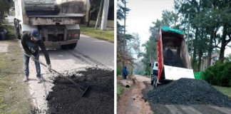 Continúan los trabajos de pavimentación, bacheo, estabilizado y mejoramiento del espacio público