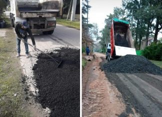 Continúan los trabajos de pavimentación, bacheo, estabilizado y mejoramiento del espacio público