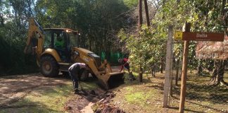Siguen adelante los trabajos de pavimentación, estabilizado, bacheo y mantenimiento