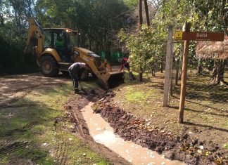 Siguen adelante los trabajos de pavimentación, estabilizado, bacheo y mantenimiento