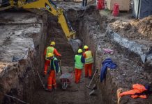 Avanza la construcción del paso bajo nivel de la calle Pablo Podestá