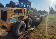 Continúan las obras de bacheo, estabilizado y mantenimiento del espacio público