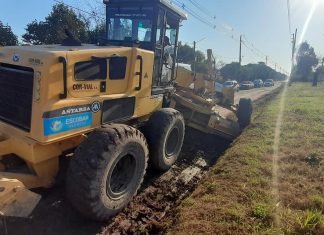 Continúan las obras de bacheo, estabilizado y mantenimiento del espacio público