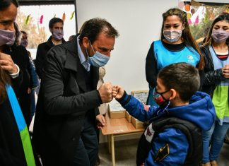 Sujarchuk recorrió las renovadas instalaciones del Jardín Municipal El Cedro