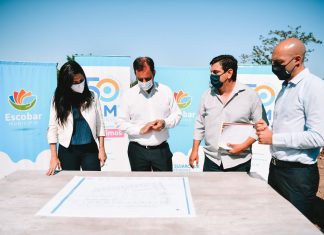 El intendente junto a la titular de PAMI supervisaron el avance de obras en Escobar