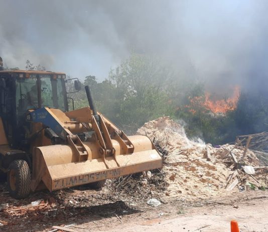 Clausuran un predio donde se quemaban residuos a cielo abierto