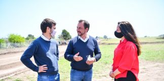 Sujarchuk supervisó obras en los barrios de Belén de Escobar