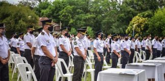 En el bicentenario de la Policía Bonaerense, Ariel Sujarchuk y Beto Ramil distinguieron al personal