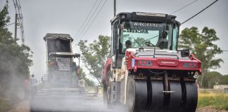Continúan los trabajos de pavimentación, estabilizado, bacheo y mejoramiento del espacio público