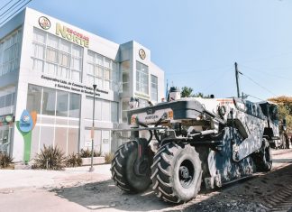 Más obras: avanzan los trabajos de pavimentación y puesta en valor del espacio público