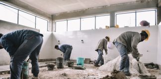 Avanzan las obras de construcción y puesta en valor de la Escuela “Carlos Fuentealba”