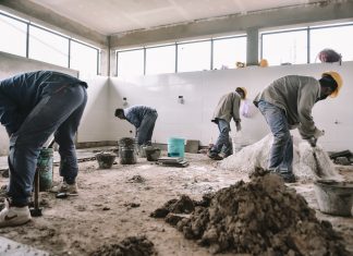 Avanzan las obras de construcción y puesta en valor de la Escuela “Carlos Fuentealba”