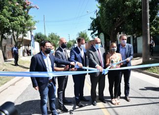 Funcionarios nacionales, provinciales y municipales inauguraron una histórica obra de pavimentación