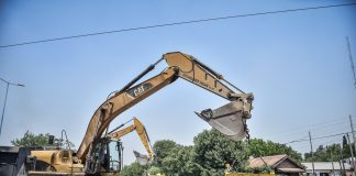 Sujarchuk y Ramil supervisaron obras viales en Garín, Maquinista Savio y Matheu