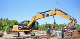 Avanza la construcción del nuevo puente vial en Ingeniero Maschwitz