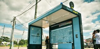 Ramil recorrió obras viales en Belén de Escobar e Ingeniero Maschwitz y supervisó la instalación de las paradas seguras en Garín