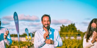 Ariel Sujarchuk y Beto Ramil inauguraron la ampliación de la Huerta Agroecológica Municipal de Maquinista Savio