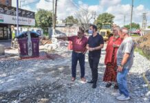 En Garín, recorrimos las obras de ensanche del Paso a Nivel de Boulevard Presidente Perón y la puesta en valor del trazado ferroviario