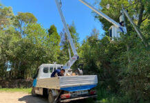Escobar: amplían el tendido de fibra óptica en Loma Verde y continúan instalando cámaras de seguridad